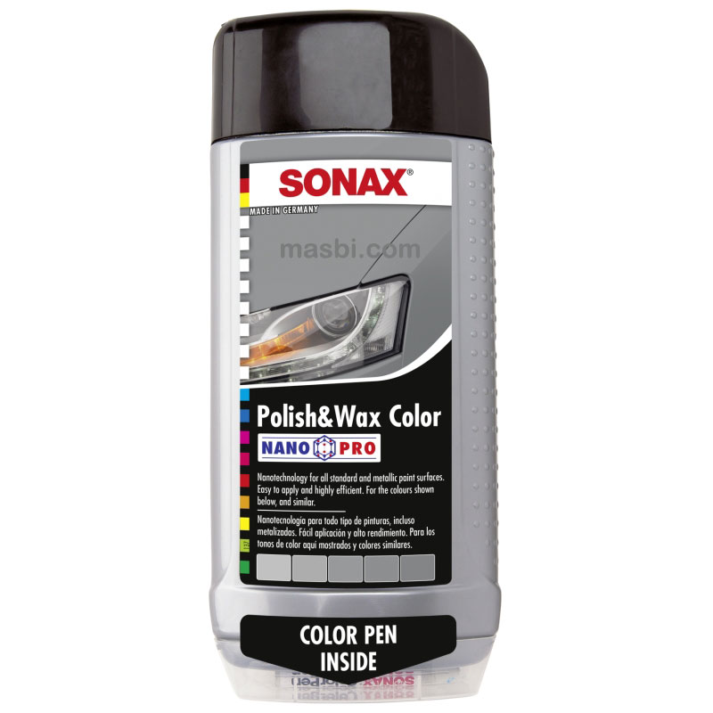 پولیش خشگیر آلمانی سوناکس SONAX مخصوص خودروهای نقره ای