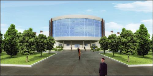 نقشه معماری بیمارستان به همراه تصاویر 3d